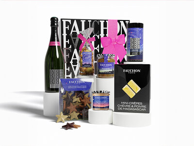 Coffret cadeau Coffret Un Soir de Noël Fauchon : douceurs et champagne livrés à domicile