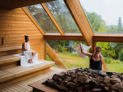 Coffret cadeau Journée relaxante pour 2 avec sauna et activité bien-être à Valkenburg