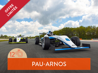 Coffret cadeau 12 tours de pilotage d'une Formule 4 Tatuus sur le circuit de Pau-Arnos