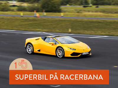 Presentbox Kör sportbil på bana: 1 varv i Lamborghini Huracan