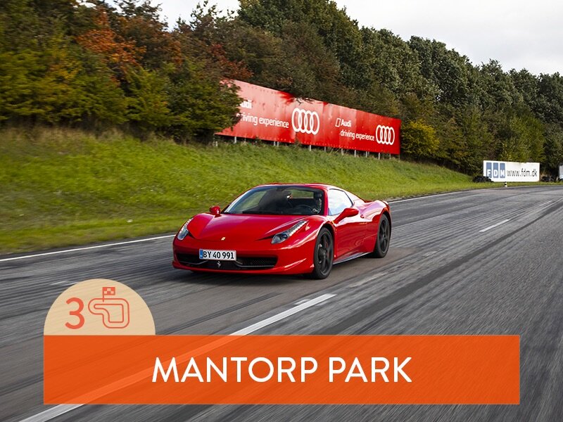 Kör sportbil: 3 varv i Ferrari på Mantorp Park
