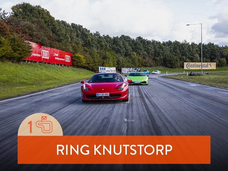 Kör sportbil: 1 varv i Ferrari på Ring Knutstorp