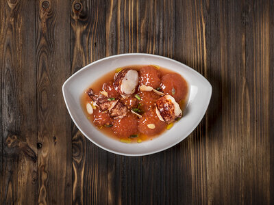 Menú de 8 degustaciones y selección de postres en restaurante Casa Gerardo, Asturias