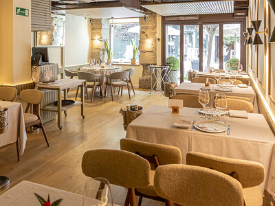 Sabores únicos en El Barril de Recoletos: 1 menú con bebida y postre para 2 personas