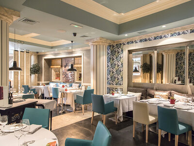 Caja Verdura & Brasa, en Madrid: 1 menú con bebida y postre para 2 personas