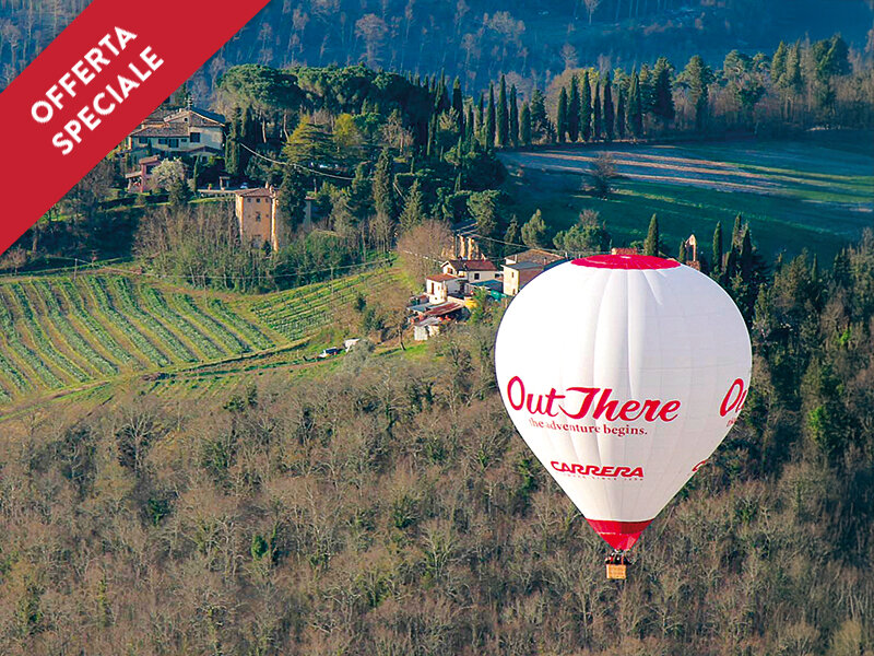 Volo in mongolfiera nel Chianti per famiglie