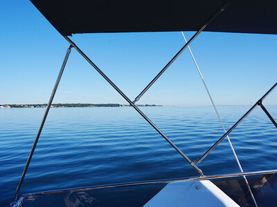 Romantisk 3-retters middag med vin på yacht for 2