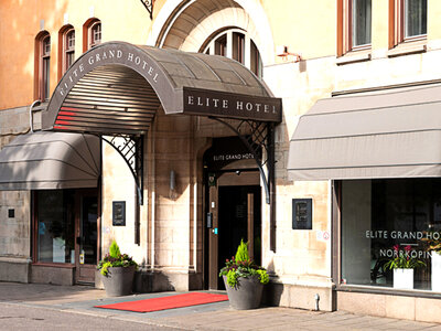 Övernattning med frukost på Elite Grand Hotel Norrköping för 2