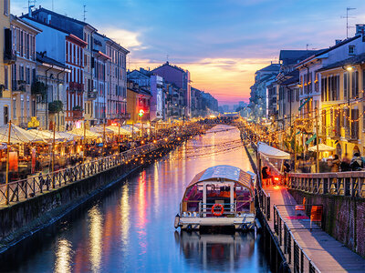 Presentbox 4-stjärnig semester i Milano med vacker båttur för 2