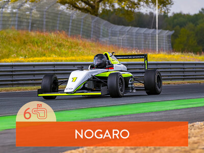 Coffret cadeau Stage de pilotage monoplace : 6 tours  sur le circuit de Nogaro en Formule 4 Tatuus