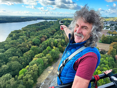 Geschenkbox Bungee Springen in Düsseldorf mit Action-Cam Erinnerungsvideo