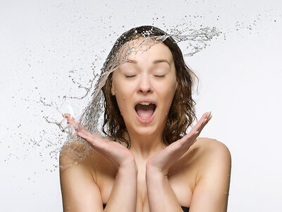 Box 30 Minuten Indoor Regen- und Wassershooting in Augsburg im professionellen Fotostudio