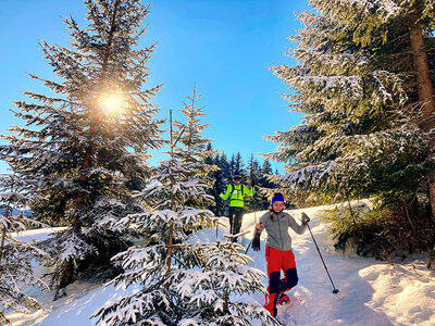 Winterspaß für Anfänger beim Schneeschuhwandern im Allgäu für 2 Personen