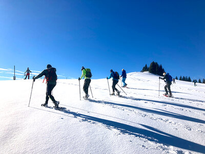 Geschenkbox Winterspaß für Anfänger beim Schneeschuhwandern im Allgäu für 2 Personen