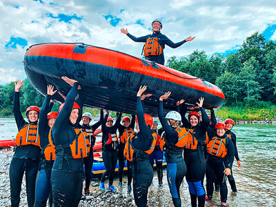 Geschenkbox Rafting oder Tubing im Allgäu für 2 Einsteiger