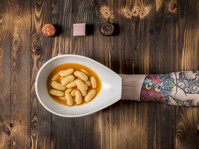 Caja regalo Menú exclusivo asturiano en Casa Gerardo con fabes de Prendes