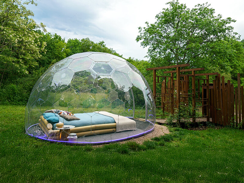 Escale insolite en bulle en pleine nature près de Lyon