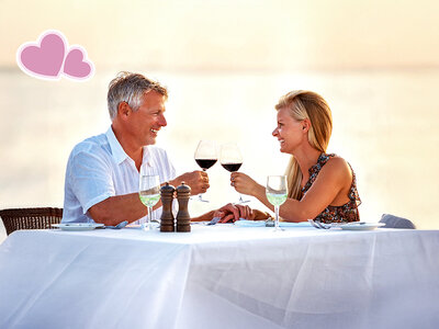 Gaveæske Romantisk gourmetophold i Danmark for 2