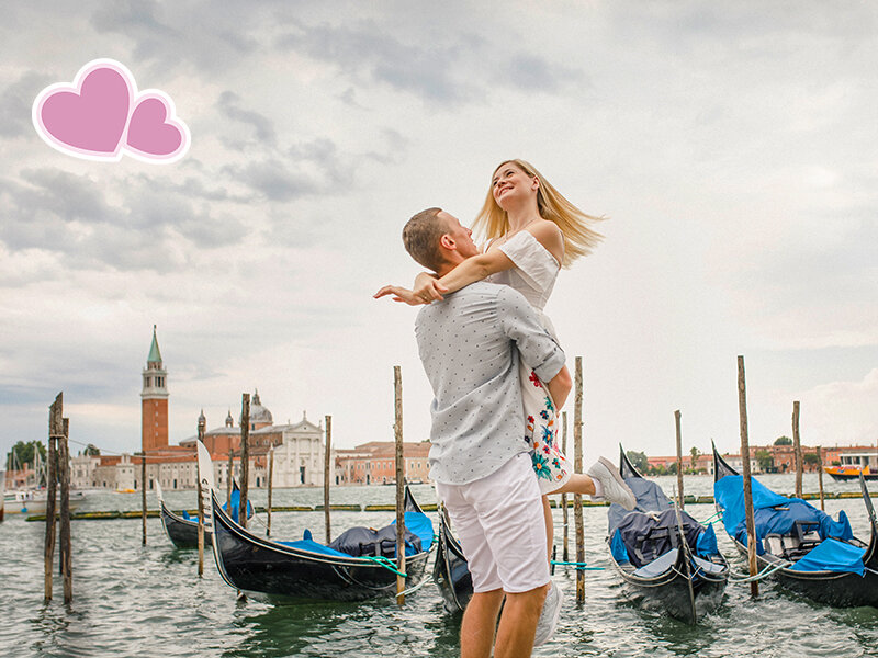 Coffret cadeau Saint-Valentin : un séjour romantique de 3 jours en Italie