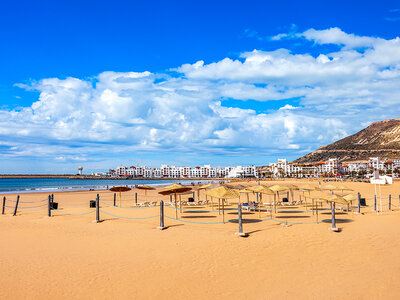 Coffret cadeau Séjour à Tamraght : 4 jours en riad avec vue mer, dîner et 4 sessions de yoga au Maroc