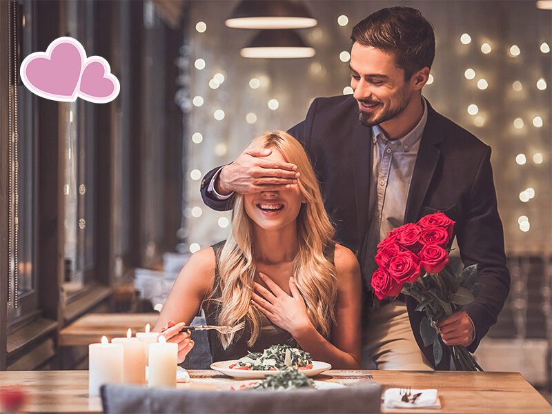 Coffret cadeau Saint-Valentin : un dîner romantique en France