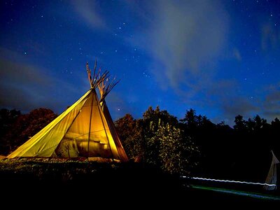 Cofanetto Avventura in famiglia con 2 notti in Tipi a Meiringen