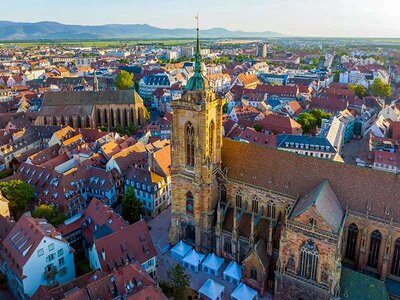 Vol en hélicoptère de 30 min au-dessus de Colmar et ses environs