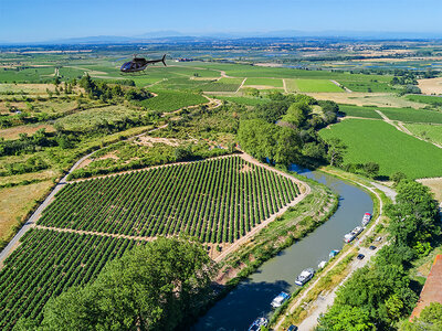 Coffret cadeau Vol en hélicoptère de 30 min au-dessus de Carcassonne et ses environs
