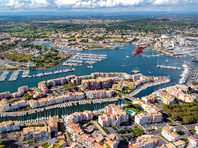 Coffret cadeau Vol en hélicoptère de 30 min pour 2 personnes au-dessus du Cap d'Agde et ses environs