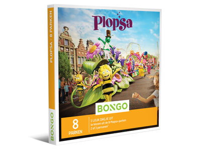 Cadeaubon Dagje in een Plopsa-park voor 2 of 3 personen