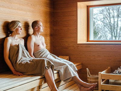 Privater halbtägiger Spa-Besuch und Gondel-Sauna im Kanton Wallis mit Prosecco für 2 Personen