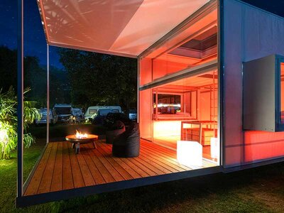 Cofanetto Magica notte sotto le stelle in tenda panoramica Tamaro Night Sky sul Lago Maggiore