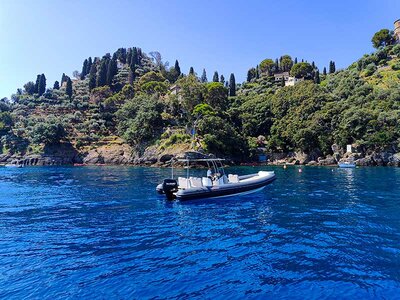 Cofanetto Tour mattutino in barca tra le meraviglie di Paraggi e Portofino