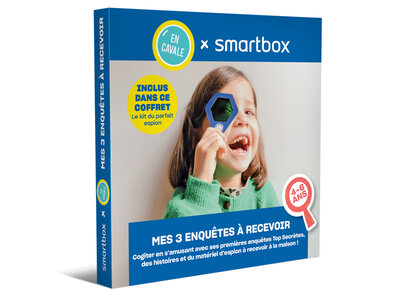Coffret cadeau 3 enquêtes pour un enfant de 4 à 6 ans à recevoir à la maison