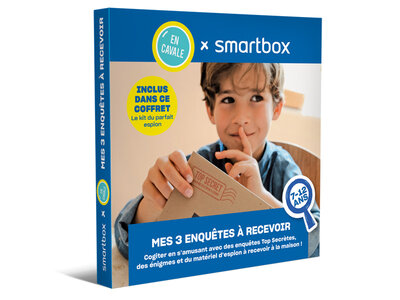 Coffret cadeau 3 enquêtes pour un enfant de 7 à 12 ans à recevoir à la maison
