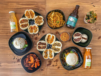 Coffret cadeau Atelier de cuisine de bao et bière artisanale à Lyon pour 1
