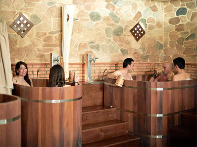 Caja Beer Spa Salou: circuito spa, masaje y degustación de cerveza para 2 personas