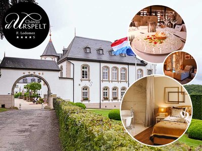 Cadeaubon 3 dagen in een suite in het 4-sterren Château d'Urspelt incl. diner en toegang tot de Nuxe® Spa