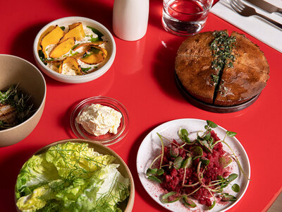 2-retters frokost hos Restaurant Theo for 2