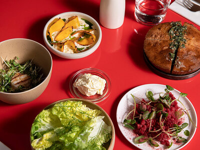 Frokost med øl hos Restaurant Theo for 2