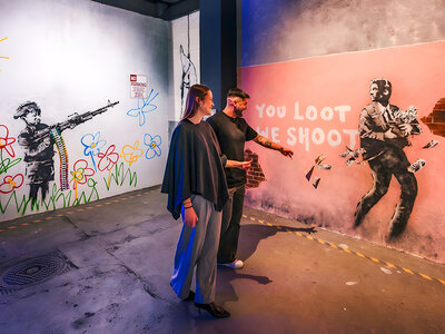 Caja Banksy Museum Madrid: 2 entradas de adulto