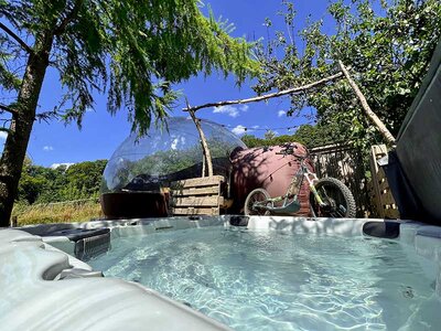 2 magische dagen in een SaintHub Sphair in de Ardennen incl. bubbelbad en zeevruchtenschotel