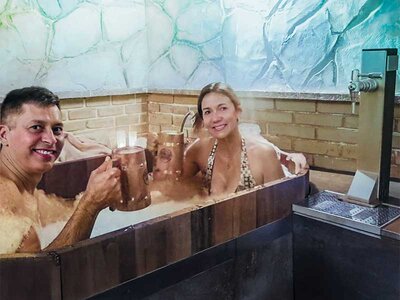 Caja Beer Spa Madrid: circuito spa, masaje y degustación de cerveza para 2 personas