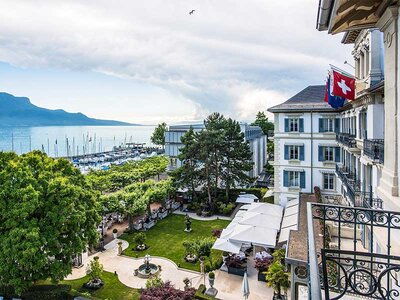 Coffret cadeau Séjour d'exception d'une nuit avec spa pour 2 au Grand Hôtel du Lac 5* à Vevey