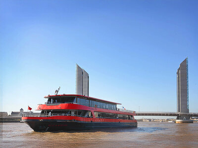 Croisière romantique sur la Garonne avec déjeuner à bord d'un bateau-restaurant