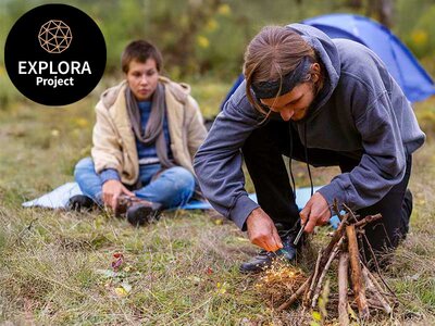 Coffret cadeau Mon premier stage de Survie avec Explora Project