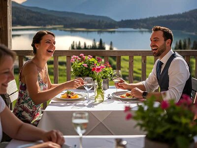 Geschenkbox Geschmack der Liebe zum Muttertag mit Gourmet-Dinner im Tessin