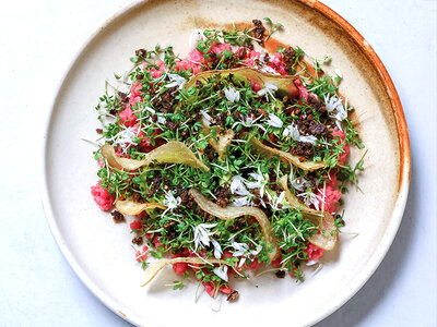 4-retters middag med vinmenu hos Restaurant Norrlyst for 2
