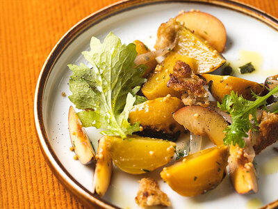 7-retters middag med vinmenu hos Restaurant Odette for 2