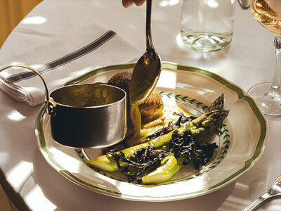 4-retters frokost hos Restaurant Gabrielle for 2